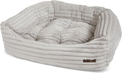 Jax & Bones Napper Luna Grey con bolsters exteriores para mayor soporte.