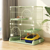 Jaula JaxSteam de dos niveles con medidas 30x20x35 para gatos.