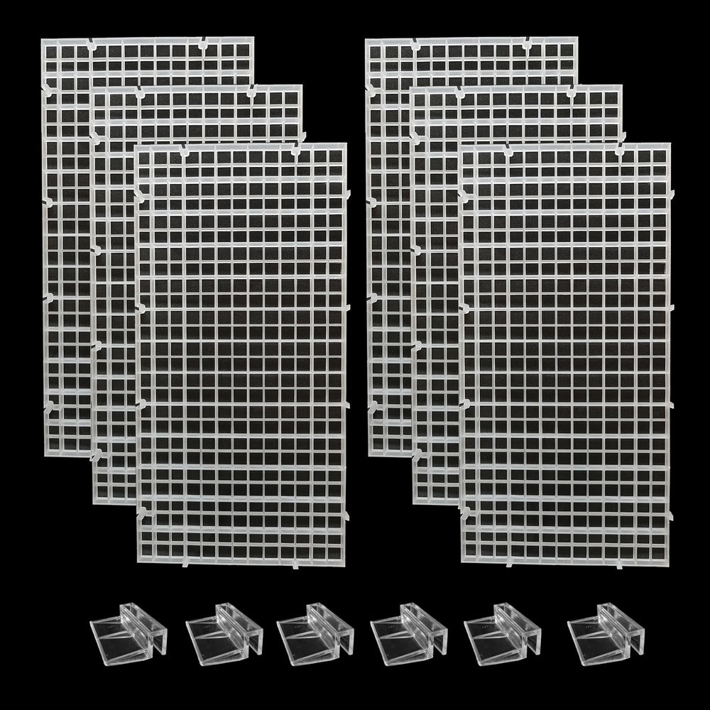 JBCCMY tapa de acuario seis piezas ofrece cobertura estable y segura para el tanque.