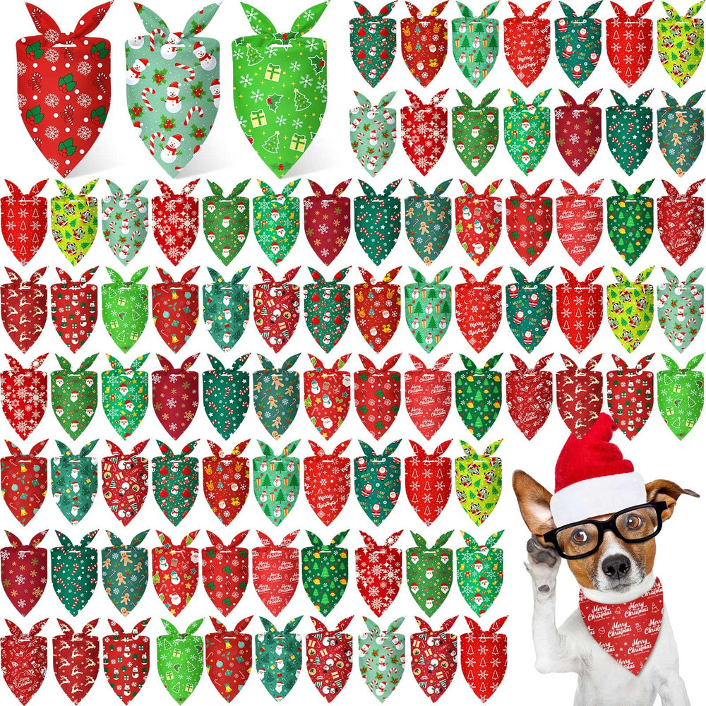 Bandanas Jeere para perro con diseño de Papá Noel, ideal para fotos festivas.