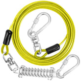 Jenico cable de amarre para perro con gancho giratorio que evita enredos.