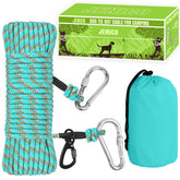 Jenico cable para perros acampar 100 pies mejora visibilidad nocturna.