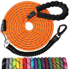 Jenico correa para perro 20ft con reflectante para caminatas seguras