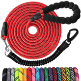 Jenico cuerda-perro-larga-15-pies para paseos largos con control suave.