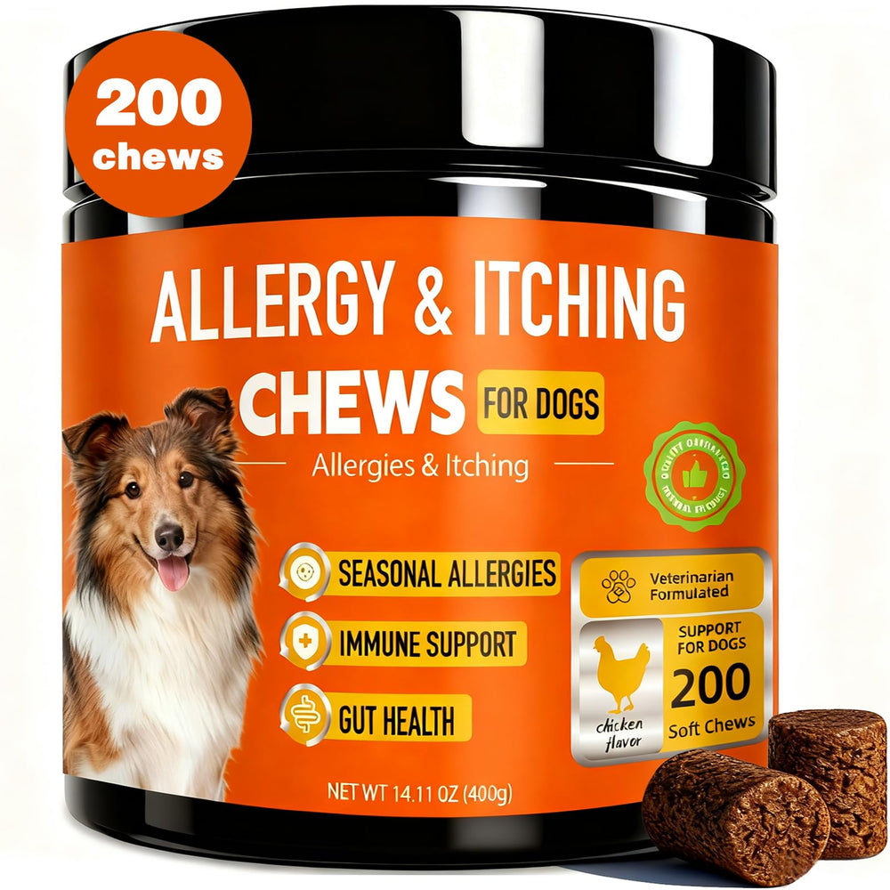 Jennandra masticables alergia perro bote: alivio suave para picor