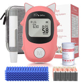 Jettiplex kit de glucosa para mascotas, lectura precisa en casa.