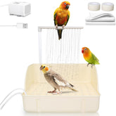 Jevnd baño automático para aves con bomba, flujo uniforme para un baño cómodo.