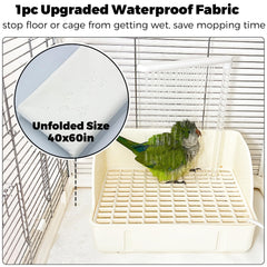 Jevnd material resistente y seguro para aves, duradero y no tóxico.