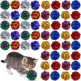 Bolas crinkle Jexine para gatos, colores variados que invitan al juego