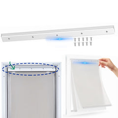 JeyPawv soporte de reemplazo para puerta PetSafe, aluminio resistente para uso diario.