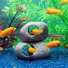 JIH decoraciones apilables para acuario crean refugios múltiples y vida visual