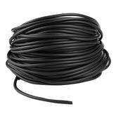 JIH tubo de aire negro de 165 pies para acuario y terrario, ideal para ocultar las líneas.