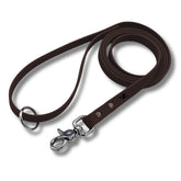 Correa Biothane para perros de Jim Hodges, 6 pies, marrón, ideal para entrenamiento diario.