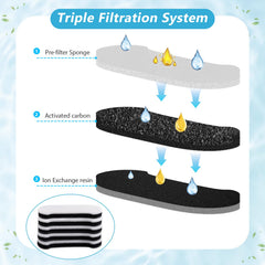 Filtro JIMICOW con carbón activo mejora sabor y olor del agua
