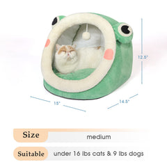 Fondo antideslizante Jiupety para cama de gato, estabilidad al dormir.
