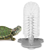 Cepillo JJMOLLE para tortuga con ventosa, limpieza suave del caparazón