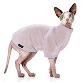JL WarmPaws sudadera para gato sin pelo en rosa, abriga y protege
