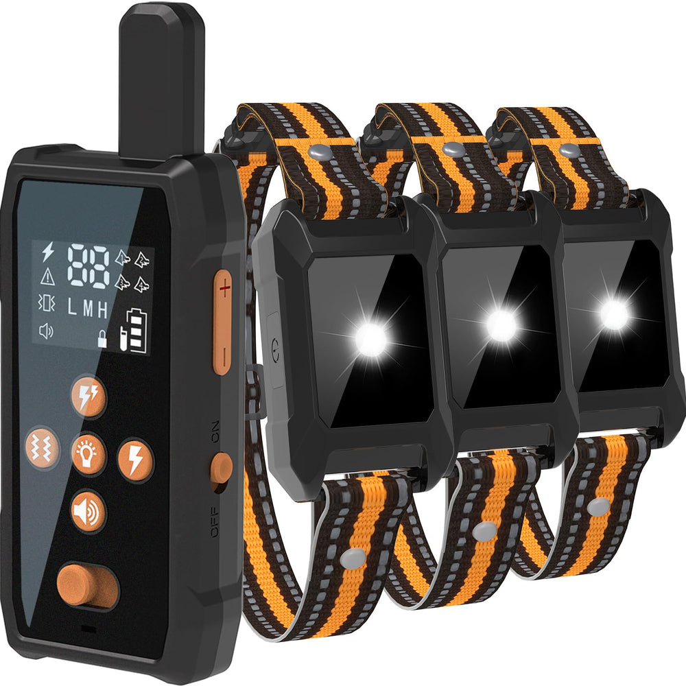 JLZNLC collar de entrenamiento con control remoto para perro, comodidad y precisión.