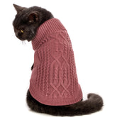 Jnancun suéter gato elástico cálido, ideal para paseos fríos.