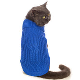 Jnancun suéter gato estirable frente: abrigo cálido para paseos invernales