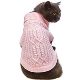 Jnancun suéter gato rosa claro, comodidad suave para días fríos.