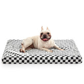 JOEJOY cama para perro mediano con suave tejido Sherpa, confort inmediato para siestas.