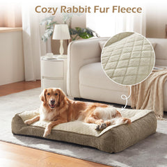Cama JOEJOY XL ortopédica con relleno doble para soporte y confort duradero.