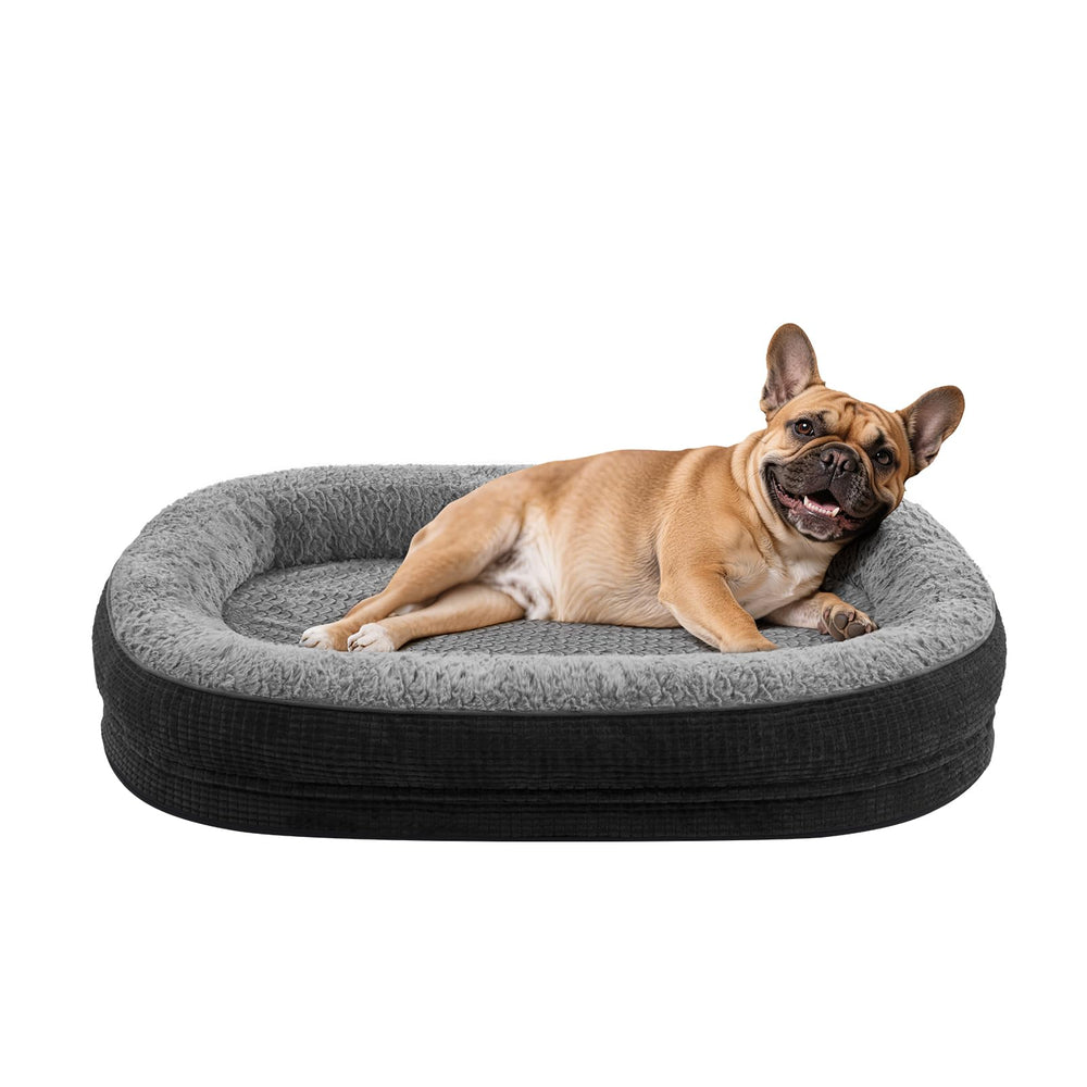 JOEJOY cama ortopédica para perro mediano con espuma de alta densidad para articulaciones