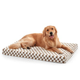 Cama JOEJOY para perros grandes con superficie suave de Sherpa.