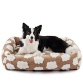 Cama JOEJOY para perros con funda lavable, facilita la limpieza diaria.