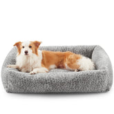 JOEJOY cama-perro-mediana-pana-suave para siestas cómodas.