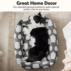 JOEJOY cama para perros, relleno espuma trozada mantiene forma y confort