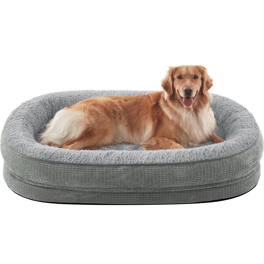 JOEJOY cama ortopédica extragrande con espuma para perros grandes y soporte cómodo.