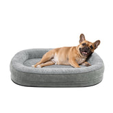 Cama ortopédica JoeJoy para perros: espuma viscoelástica que apoya articulaciones y confort.