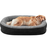 Cama ortopédica JOEJOY para perros grandes, soporte estable y cómodo.