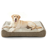 JOEJOY XL frente: cama ortopédica grande para perros, soporte cómodo para cuello y cabeza.