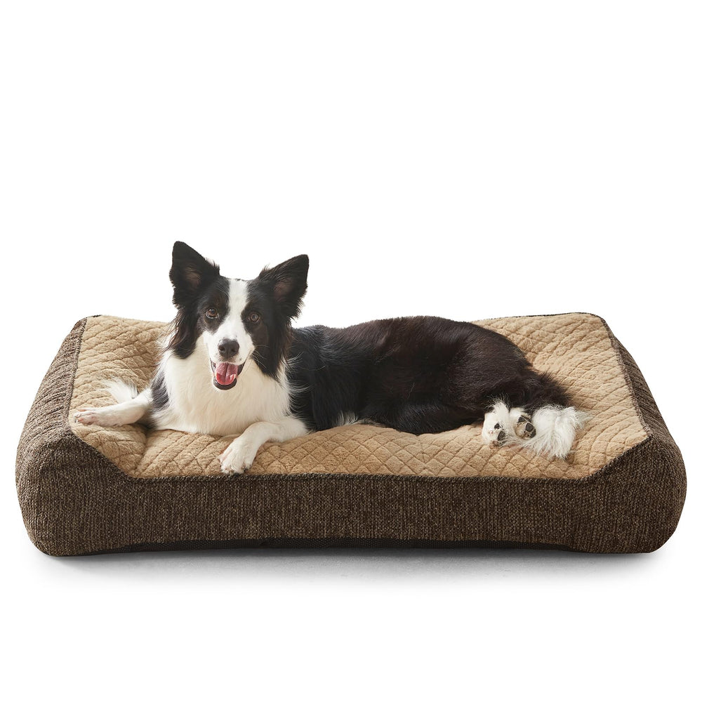 JOEJOY XL cama ortopédica para perros con cabecero de tres lados