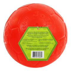 Jolly Pets bola de fútbol para perros 8in, perfecta para juegos al aire libre.