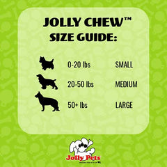 Jolly Pets Jolly Bone mediano azul, agarre ergonómico para mordidas.