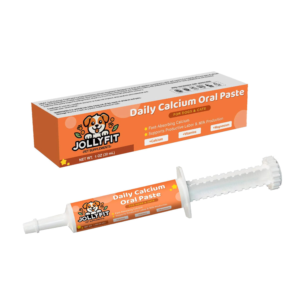 Jollyfit calcio oral rápido absorción para perros durante el parto