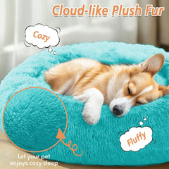 Cama para perros JOLLYVOGUE, dona con espuma suave para descanso tranquilo