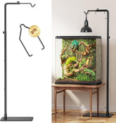 Josmimic soporte de lámpara de calor ajustable, mantiene la distancia ideal para reptiles.