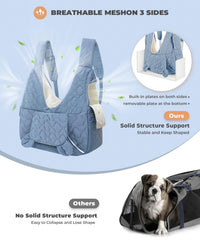 JourCraf Mochila Portamascotas con ventana superior.