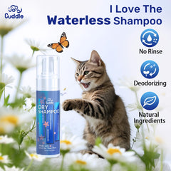 JOYCUDDLE champú para gatos, calendula y seda para piel sensible