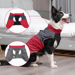 JoyDaog capa para perro grande con cremallera frontal, colocarlo y quitarlo con facilidad.