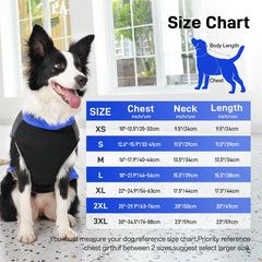 JoyDaog chaqueta impermeable azul para perros grandes, ideal para invierno.