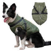 JoyDaog chaqueta con arnés frontal verde XXL, paseo más seguro y cómodo.