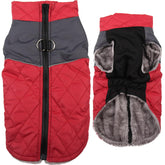 JoyDaog chaqueta para perros rojos XS, ideal para paseos invernales y confort