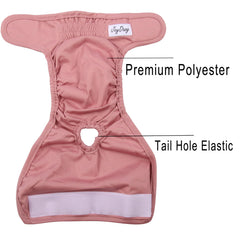 JoyDaog pañales para perra XXL cierre ajustable para seguridad durante paseos.
