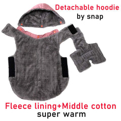 JoyDaog sudadera de tres capas mantiene el calor suave.